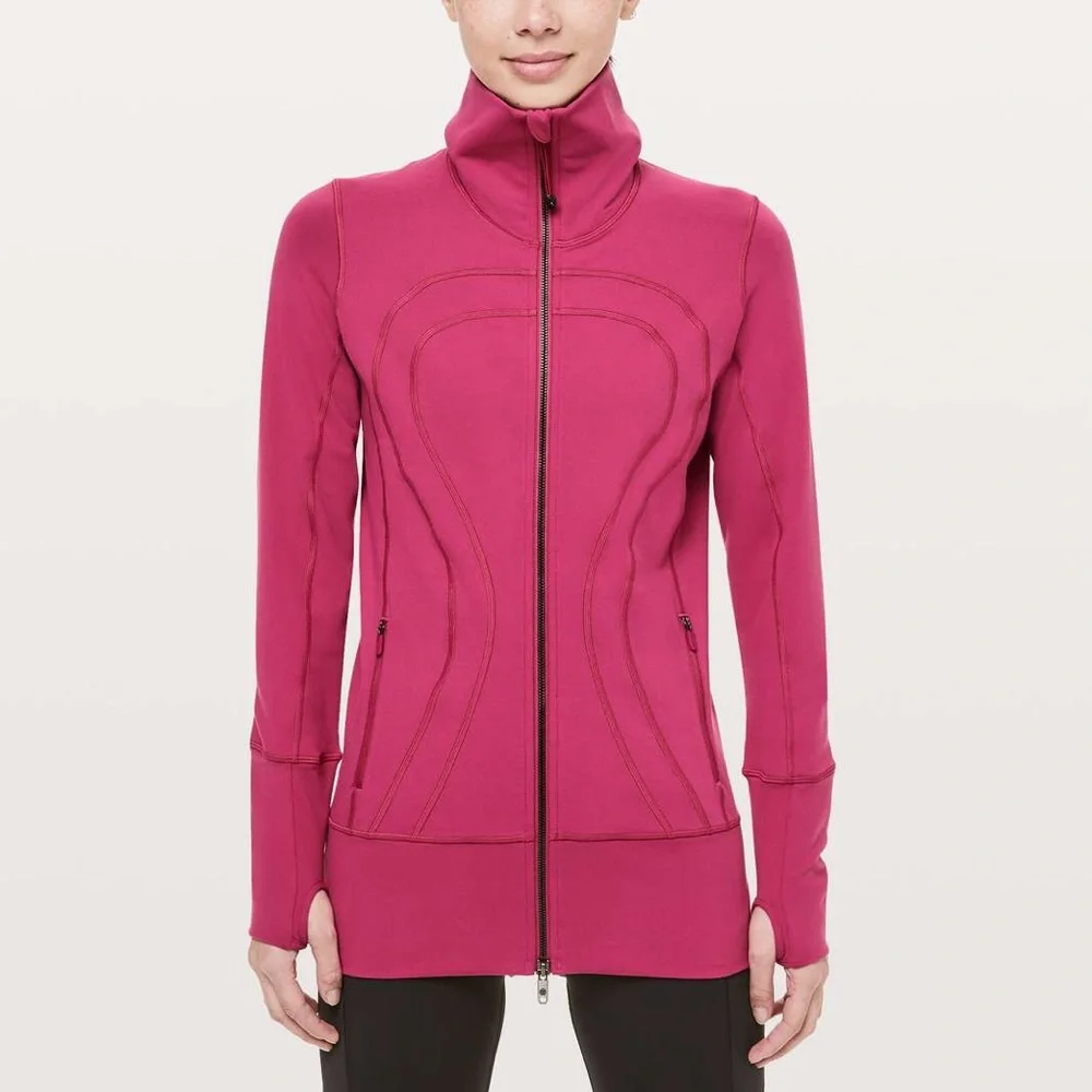 Lululemon In Stride Jacket Violet Red - Picture 2 of 7